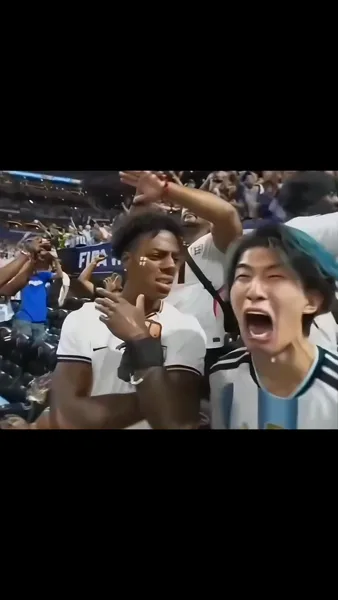 An Excited Fan Hugs IShowSpeed